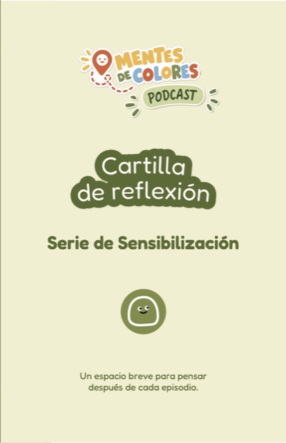 Portada de la cartilla de reflexión del podcast